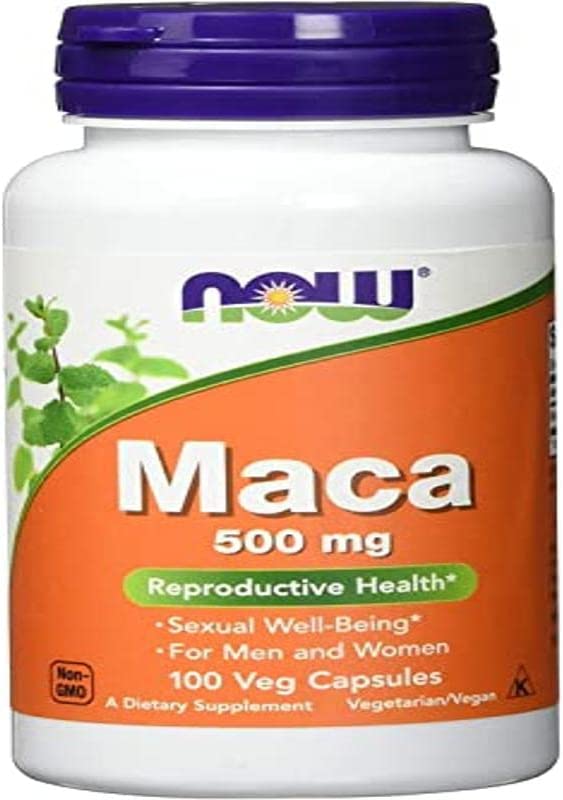 NOW  Maca 500mg, 100 Veg Capsules