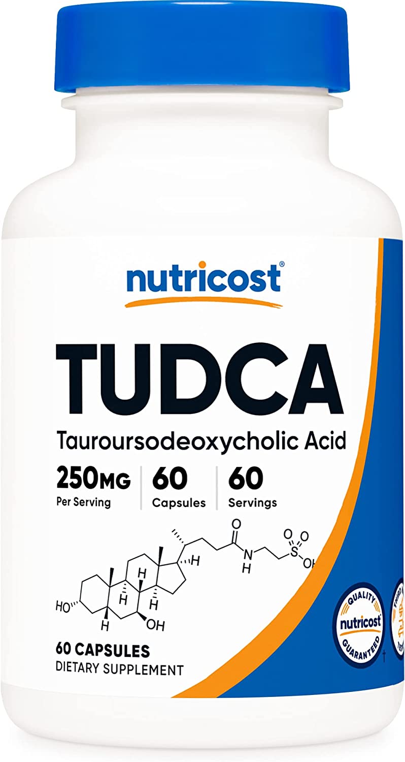 Nutricost Tudca 250mg; 60 Capsules (Tauroursodeoxycholic Acid) - Premium Quality
