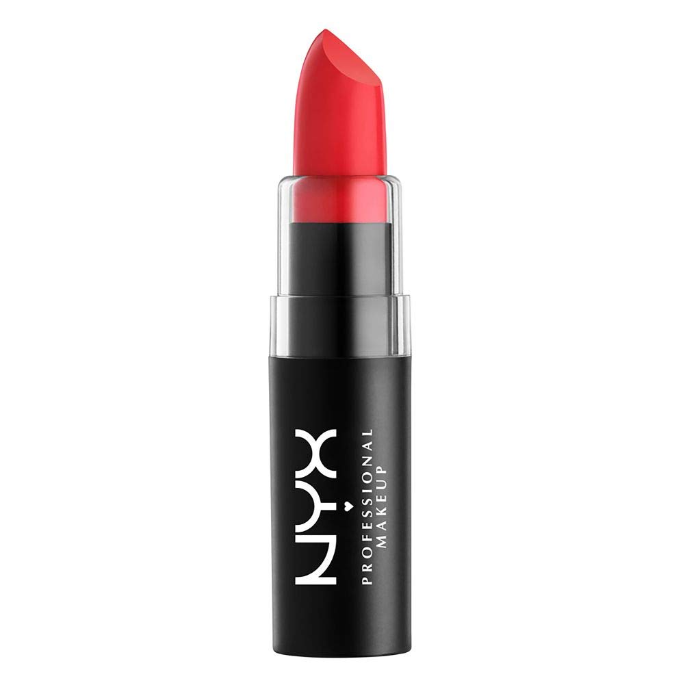 NYX Professional Makeup Matte Lipstick - Pure Red 8 (Bright Red-Orange)