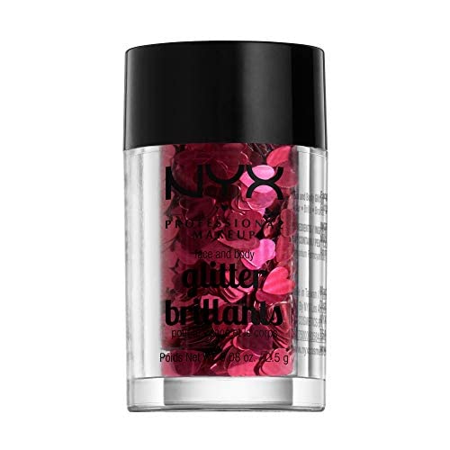 NYX PROFESSIONAL MAKEUP Metallic Glitter, 0.08 Oz (2.5 g) – Ruby