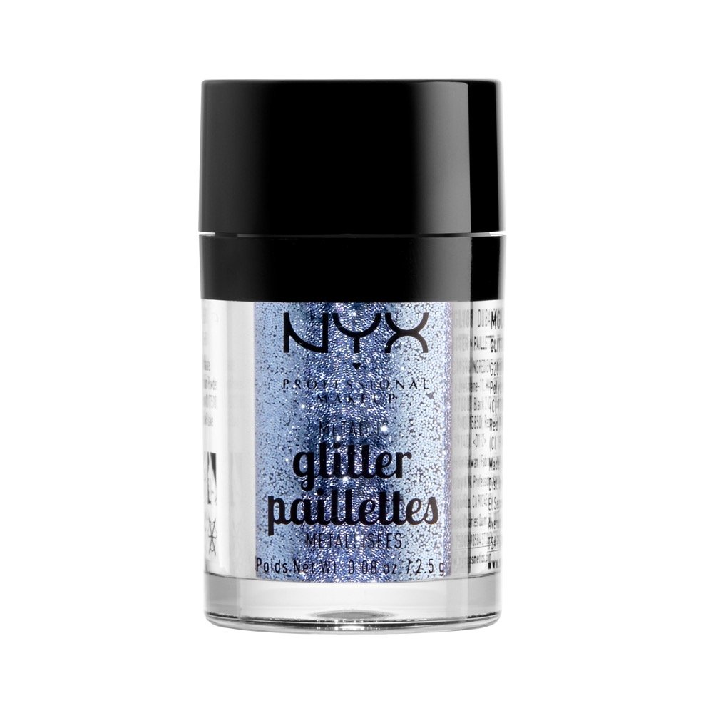 NYX PROFESSIONAL MAKEUP Metallic Glitter, 0.08 Oz (2.5 g) – Metallic Darkside