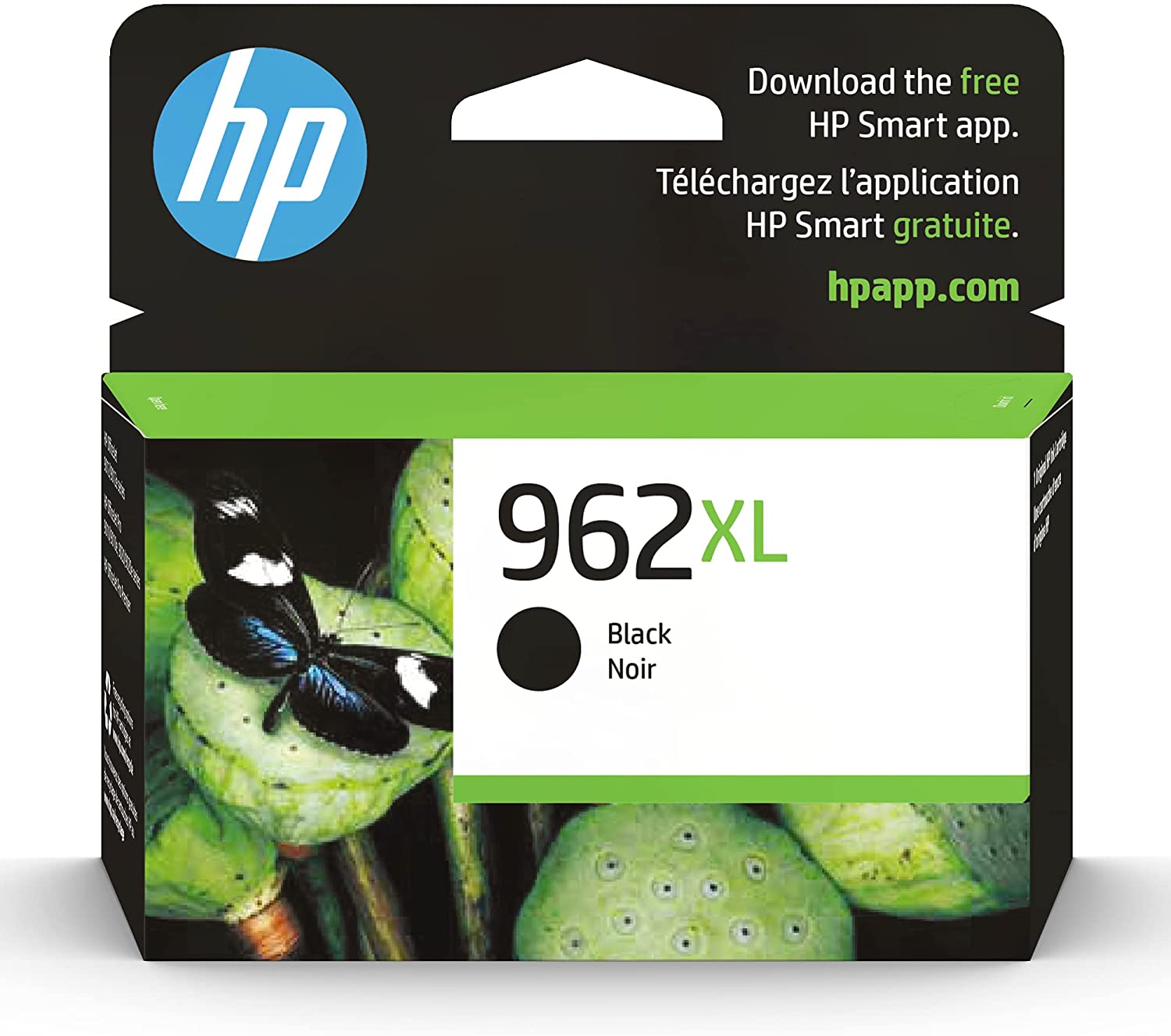 Original HP 962XL Black High-yield Ink Cartridge | Works with HP OfficeJet 9010 Series, HP OfficeJet Pro 9010, 9020 Series | Eligible for Instant Ink | 3JA03AN