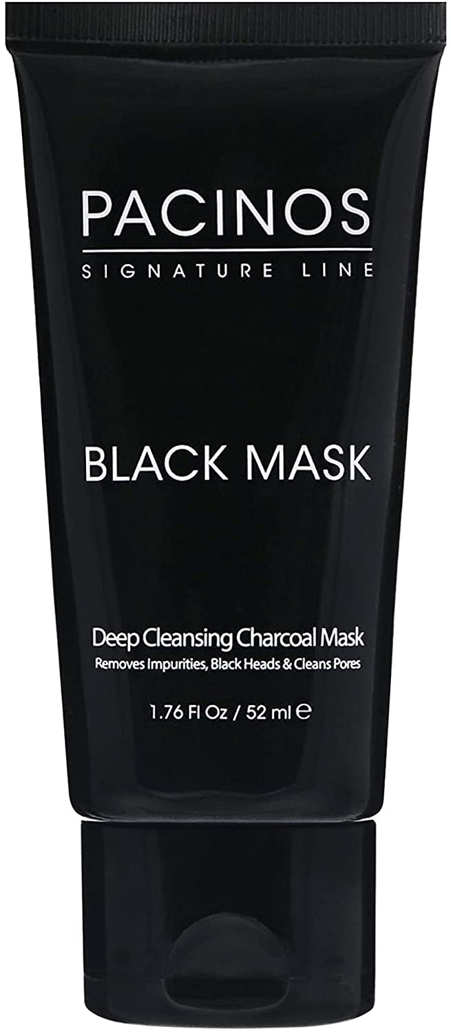 Pacinos Black Mask - Deep Cleansing Activated Charcoal Mask 1.76 fl. oz.(52ml)