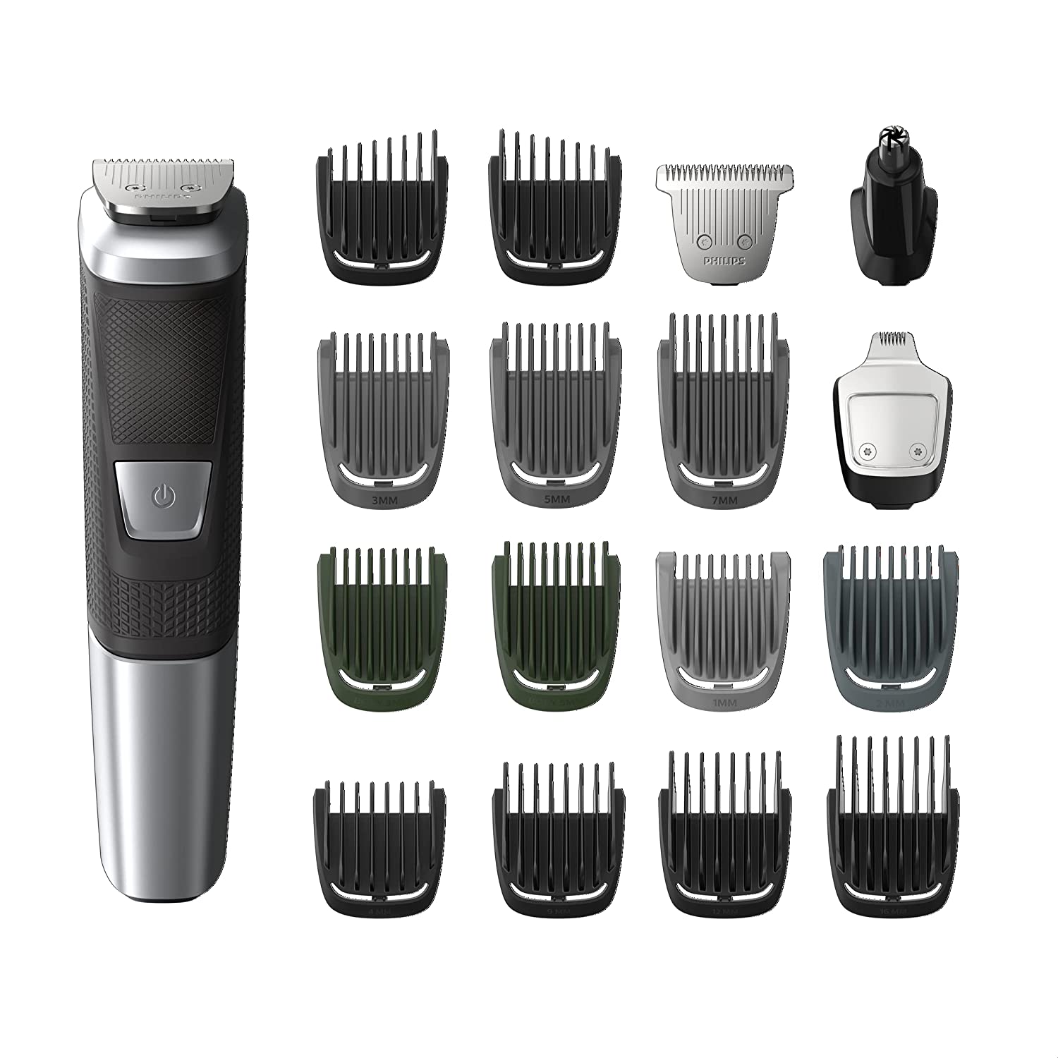 Philips Norelco Multigroom All-in-One Trimmer Series 5000, 18 Piece, MG5750/49