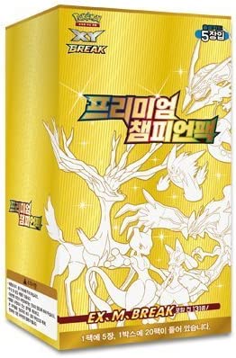 Pokemon cards XY BREAK "Premium Champion Pack"Booster Box (20 pack) / Korean Ver.