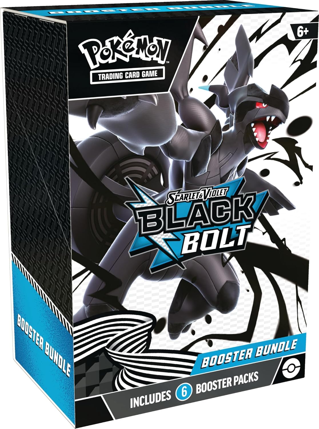 Pokémon TCG: Scarlet & Violet 10.5 Black Bolt Booster Bundle Set | 6 Booster Packs | Latest Series Collection