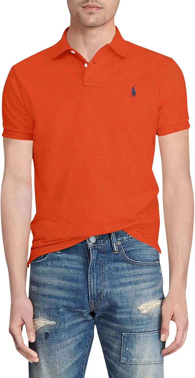 Polo Ralph Lauren Men's Classic Fit Polo Shirt, XL - Spring Melon