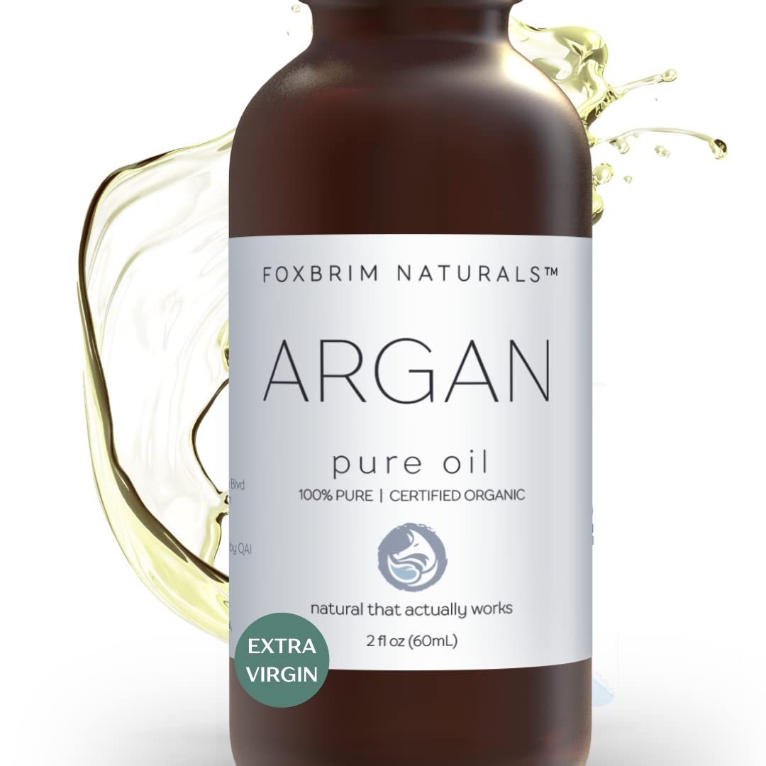Pure USDA Certified EXTRA Virgin Organic Argan Oil Protect, Repair and Nourish Hair and Skin - 2 Fl.Oz (60ml)