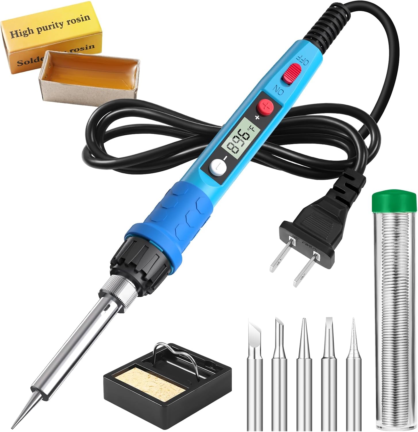 Q-MING 80W Professional LCD Digital Soldering Iron Kit – Premium Imported Permanent Jewelry Welding Set (Complete DIY Solution)