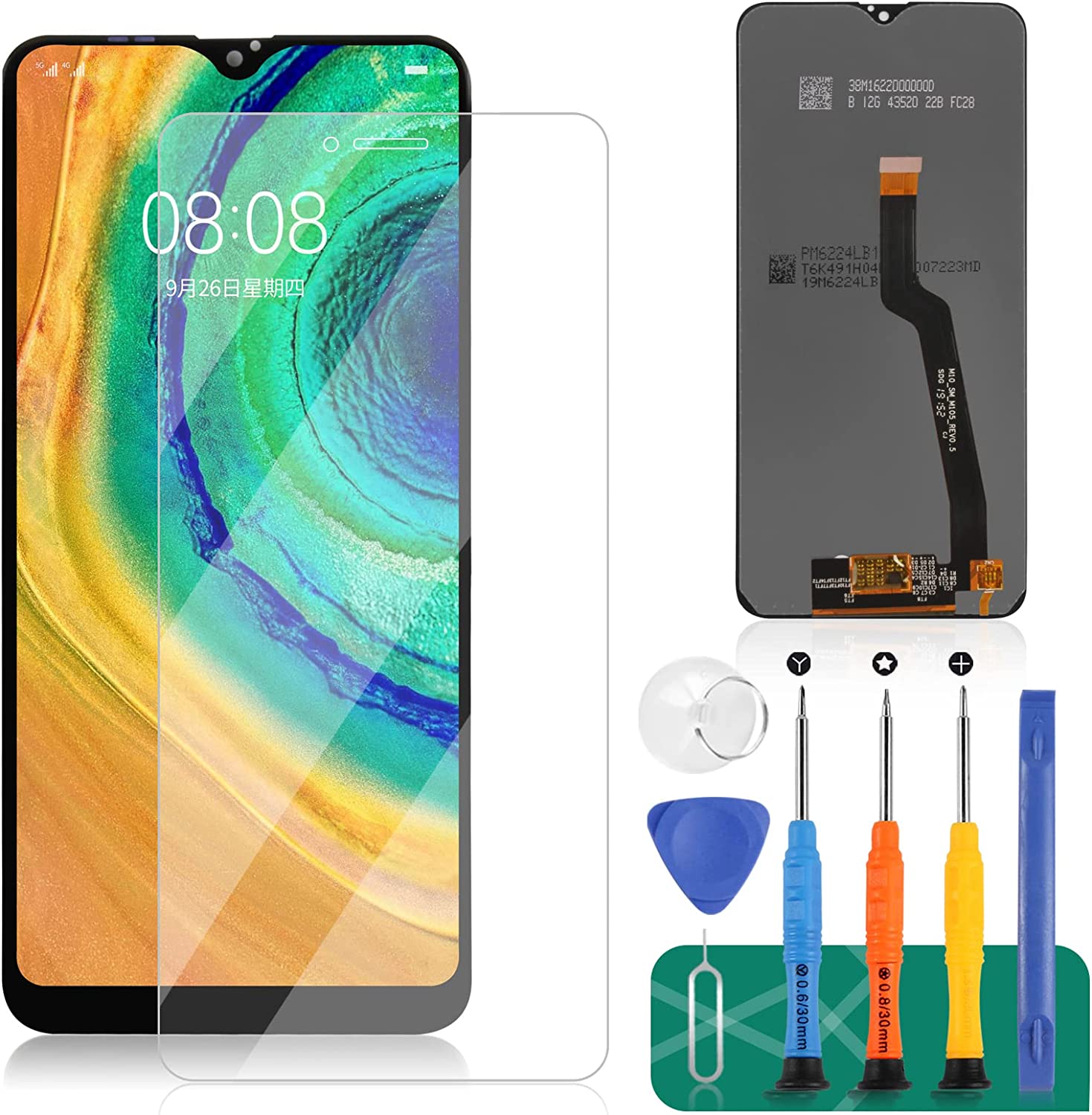 Screen Replacement for Samsung Galaxy A10 SM-A105F SM-A105G LCD Display Touch Digitizer Glass Panel