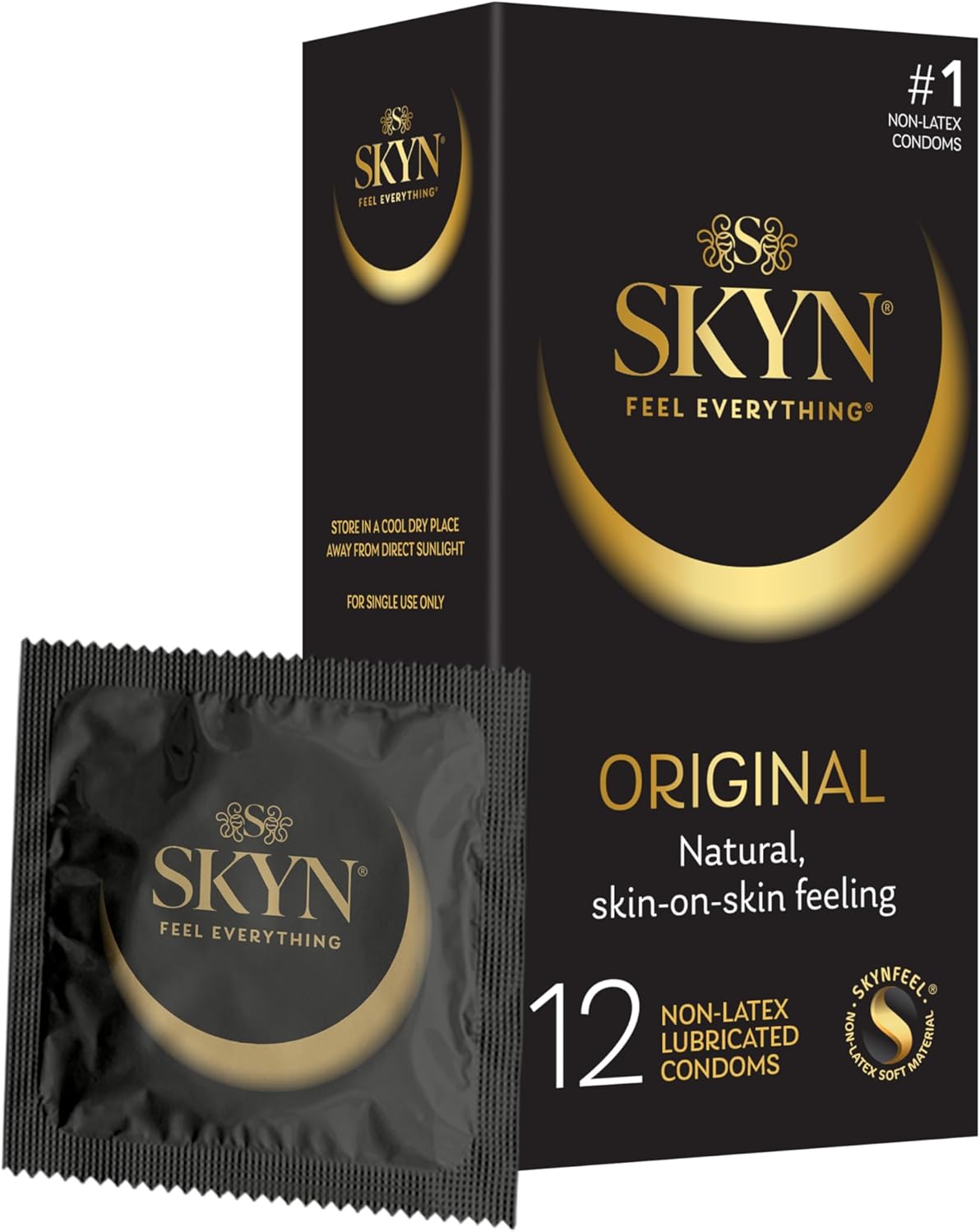 SKYN Original Non‑Latex Condoms (12 Count) – Lubricated Polyisoprene Comfort Fit (Premium Imported, Discreet Delivery Pakistan)