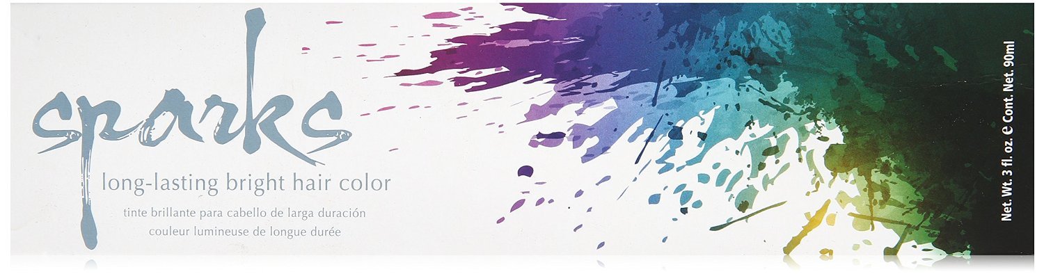 Sparks Long Lasting Bright Hair Color, Crystal Clear - 3 Fl.Oz (90ml)