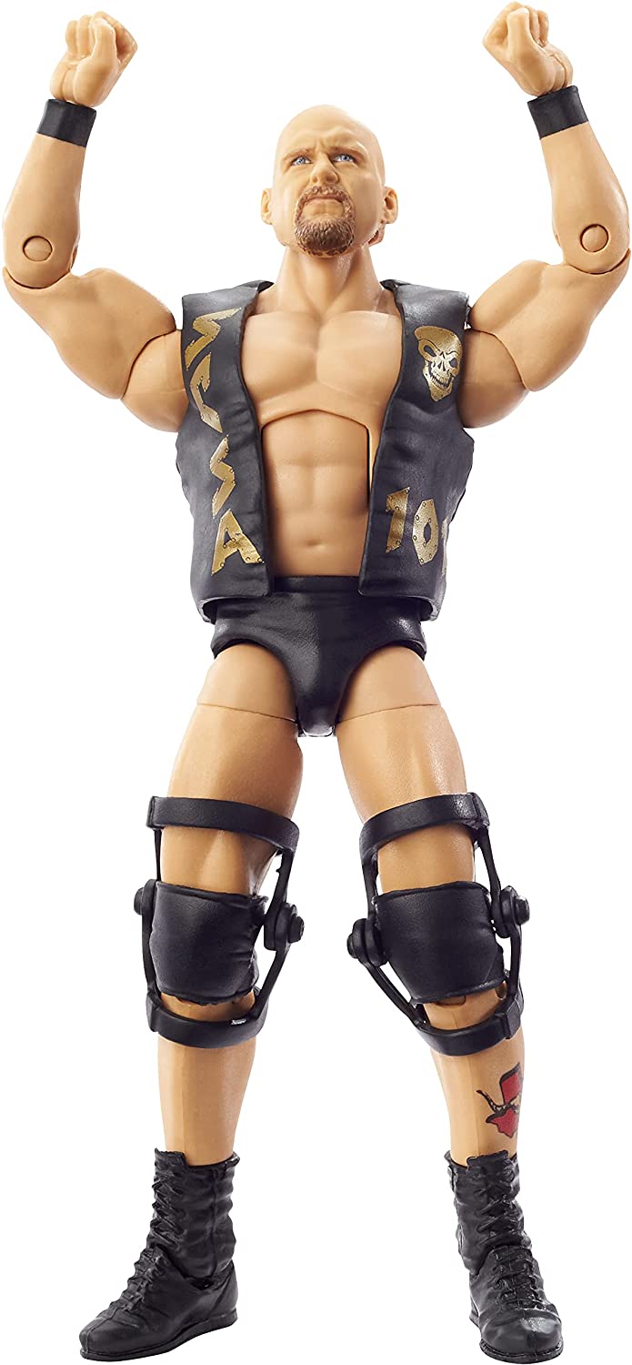 Stone Cold Steve Austin Royal Rumble Elite Collection Action Figure with Authentic Gear & Accessories