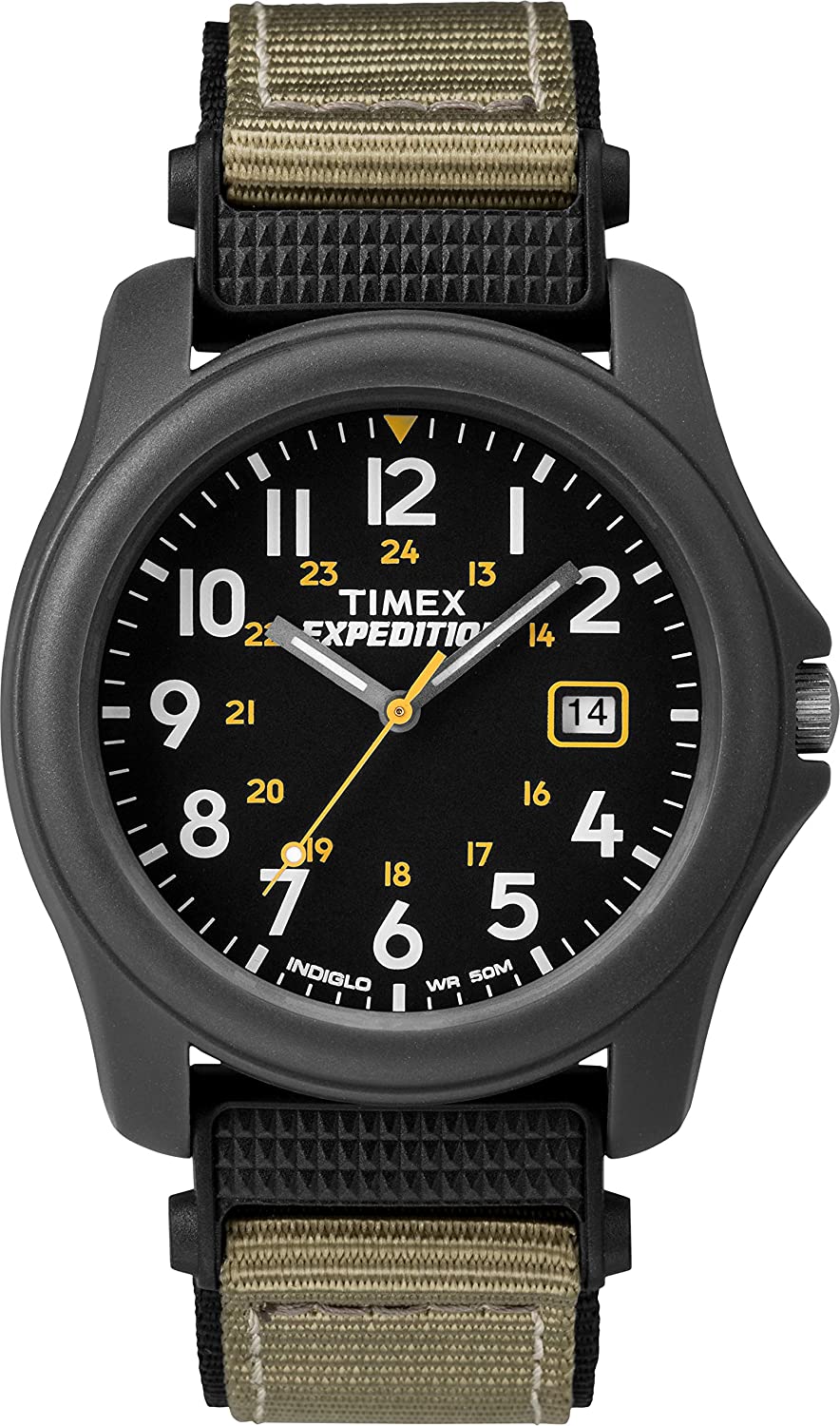 Timex Men's T42571 Expedition Acadia Full Size Watch, Camper Green  Nylon Strap Watch