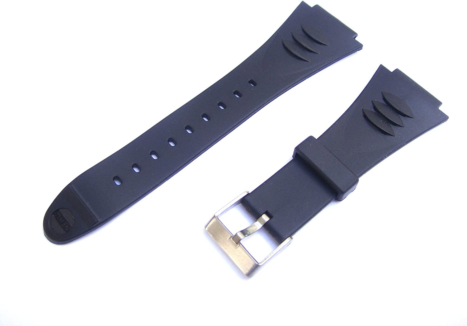 Timex Sports 20 Millimeters Black Resin Watch Band TX6878