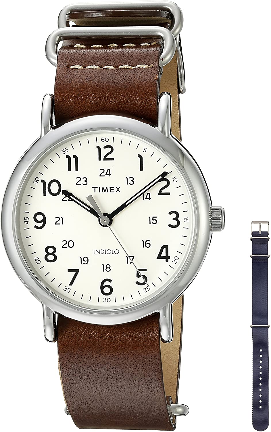 Timex Unisex TWG012500QM Weekender Watch With Two Interchangeable Bands