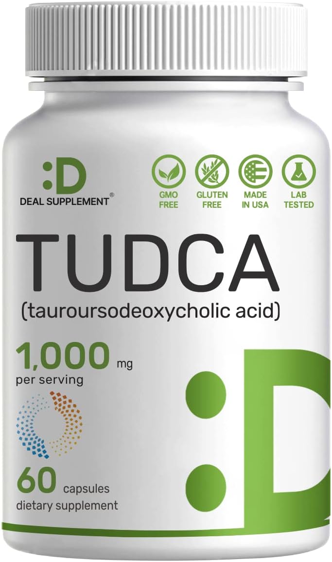 TUDCA  Tauroursodeoxycholic Acid 1000mg 99% Pure T