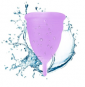 Blossom Menstrual Cup (Large, Lavender & Black)
