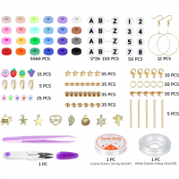 Classic Bracelet Making Kit, 24 Colors Flat Preppy
