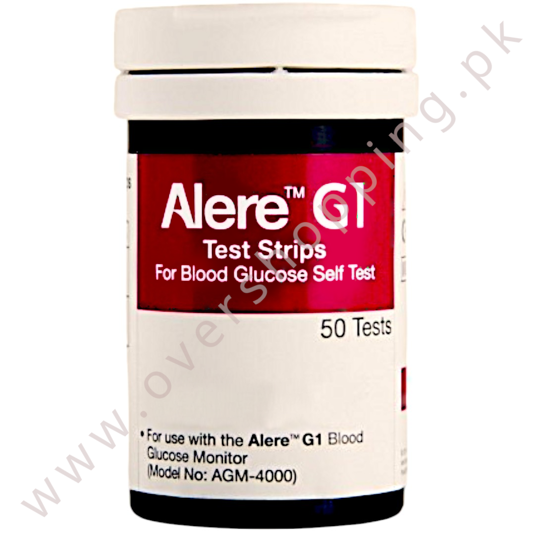 Alere G1 Blood Glucose Monitor Test Strips, 50 Count