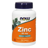 NOW Supplements, Zinc 50 mg, 250 Count (Pack of 1)