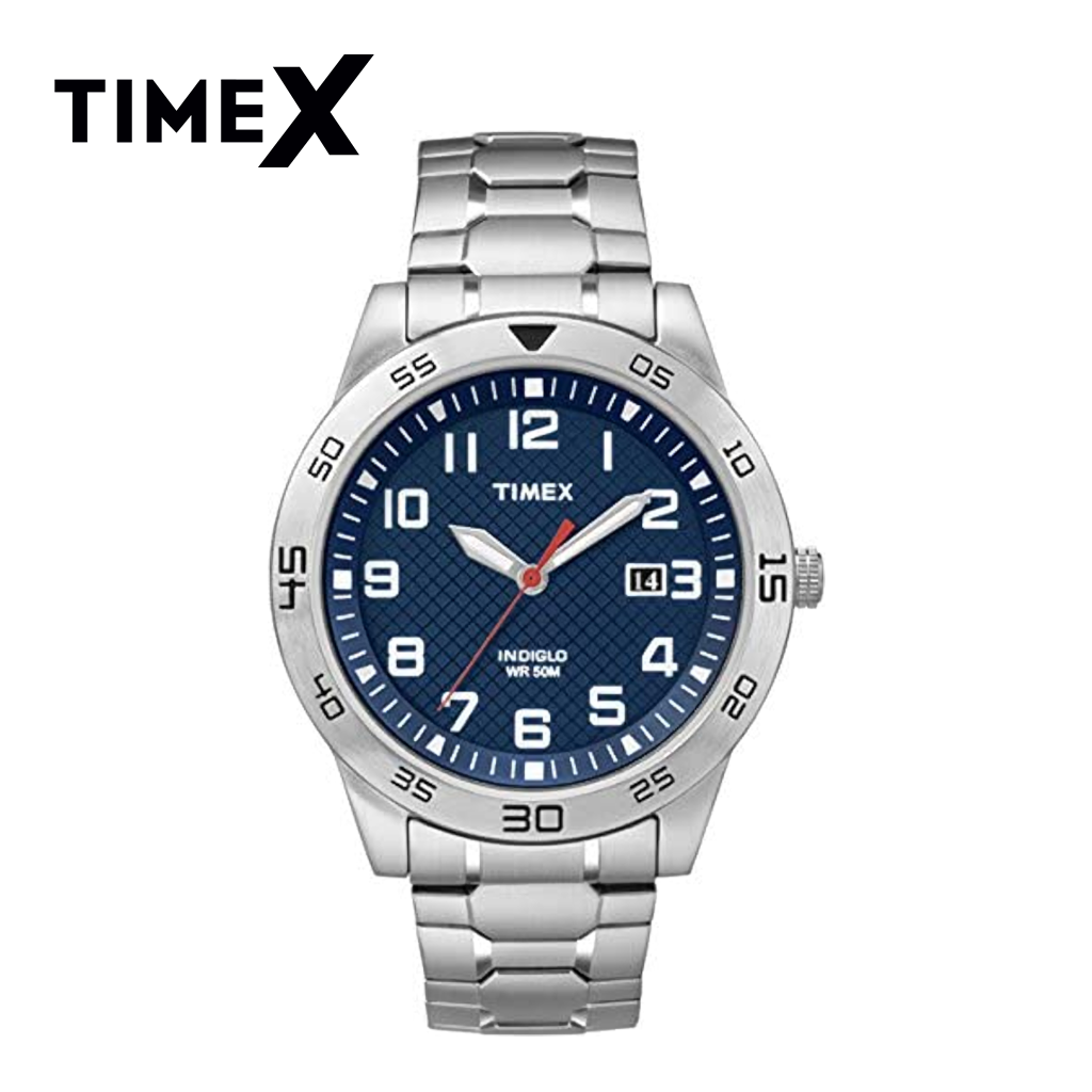 Timex TW2P61500 Mens Fieldstone Way Silver Steel B&hellip;