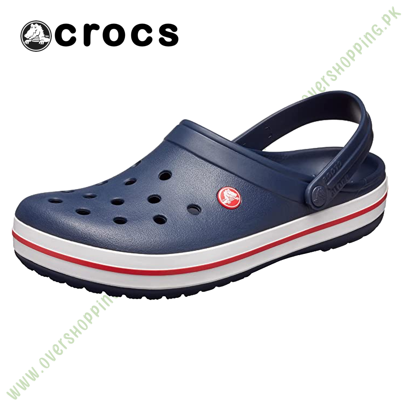 crocs Unisex Crocband Clog, Navy, 10 US Men / 12 U