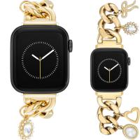 Anne Klein Fashion Chain Bracelet Apple Watch Band