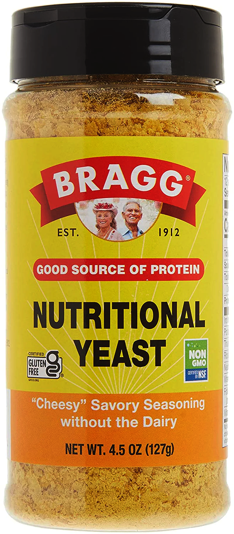Bragg Nutritional Yeast Gluten-Free Cheese Flakes,