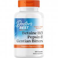 Doctor's Best Betaine HCl Pepsin & Gentian Bit