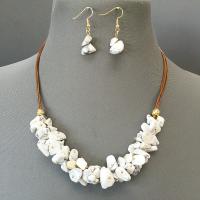 Bohemian Style Faux Leather Cord Natural White Sto