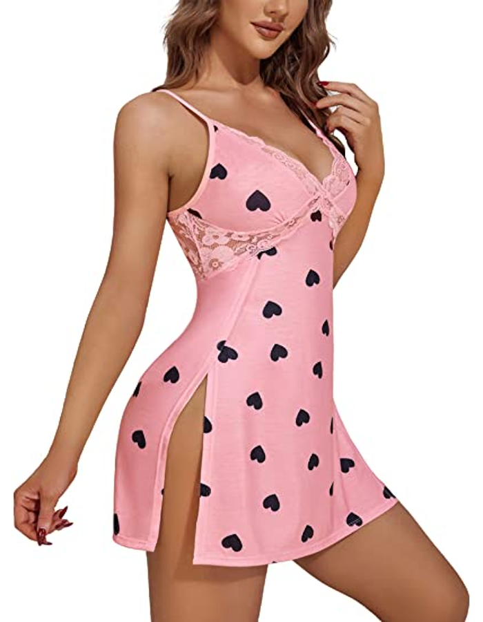 Avidlove Women Lingerie Lace Chemise Sexy Nightgow