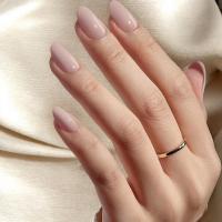 BTArtbox Press On Nails Oval, Fake Nails, (32 Pcs,