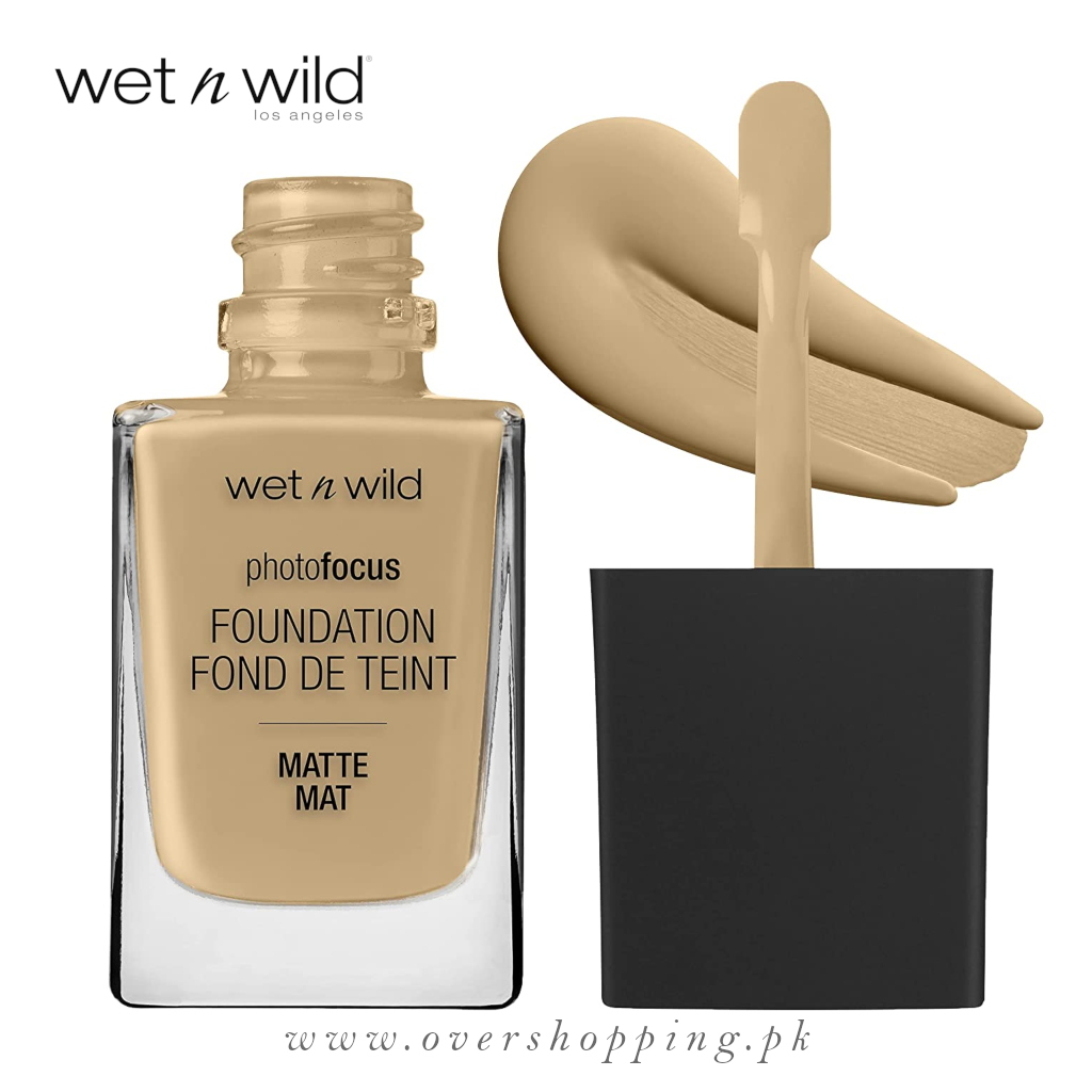 Wet and Wild Foundation – Photo Focus Matte Liquid Foundation Golden Beige | Vegan & Cruelty-Free
