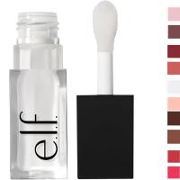 e.l.f. Glow Reviver Lip Oil - Crystal Clear: Nourishing Tinted Lip Oil with Jojoba Oil, High-Shine F