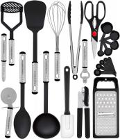 Best Kitchen Utensil Tool Set of 23 Nylon Cooking 
