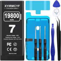 XYIRMCYF 19800mAh Super Capacity Battery Replacement for iPhone 7 (Better Than 5000mAh Batteries) wi