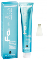 Fanola Cream Colore Silver Corrector / Mixtone - 100 ml | Professional Hair Color Neutralizer for Ye