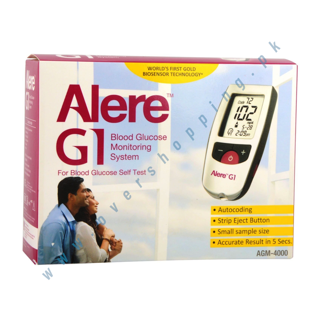 Alere G1 Glucometer, 100 Test Strips, Blood Glucose Monitoring Sy