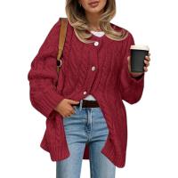 Saodimallsu Women’s Cable Knit Cardigan Sweater 