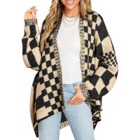 Saodimallsu Women’s Checkered Color Block Plaid 