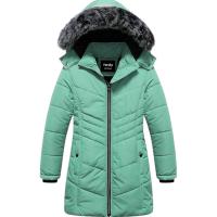 Pursky Girls’ Warm Mint Green Winter Coat – Lo