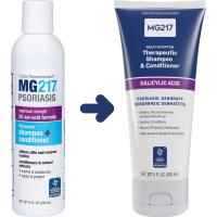 MG217 Psoriasis Scalp Solutions Shampoo + Conditioner – 3% Sali