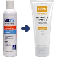 MG217 Psoriasis Scalp Solutions Shampoo + Conditioner – 3% Salicylic Acid Therapeutic Treatment fo