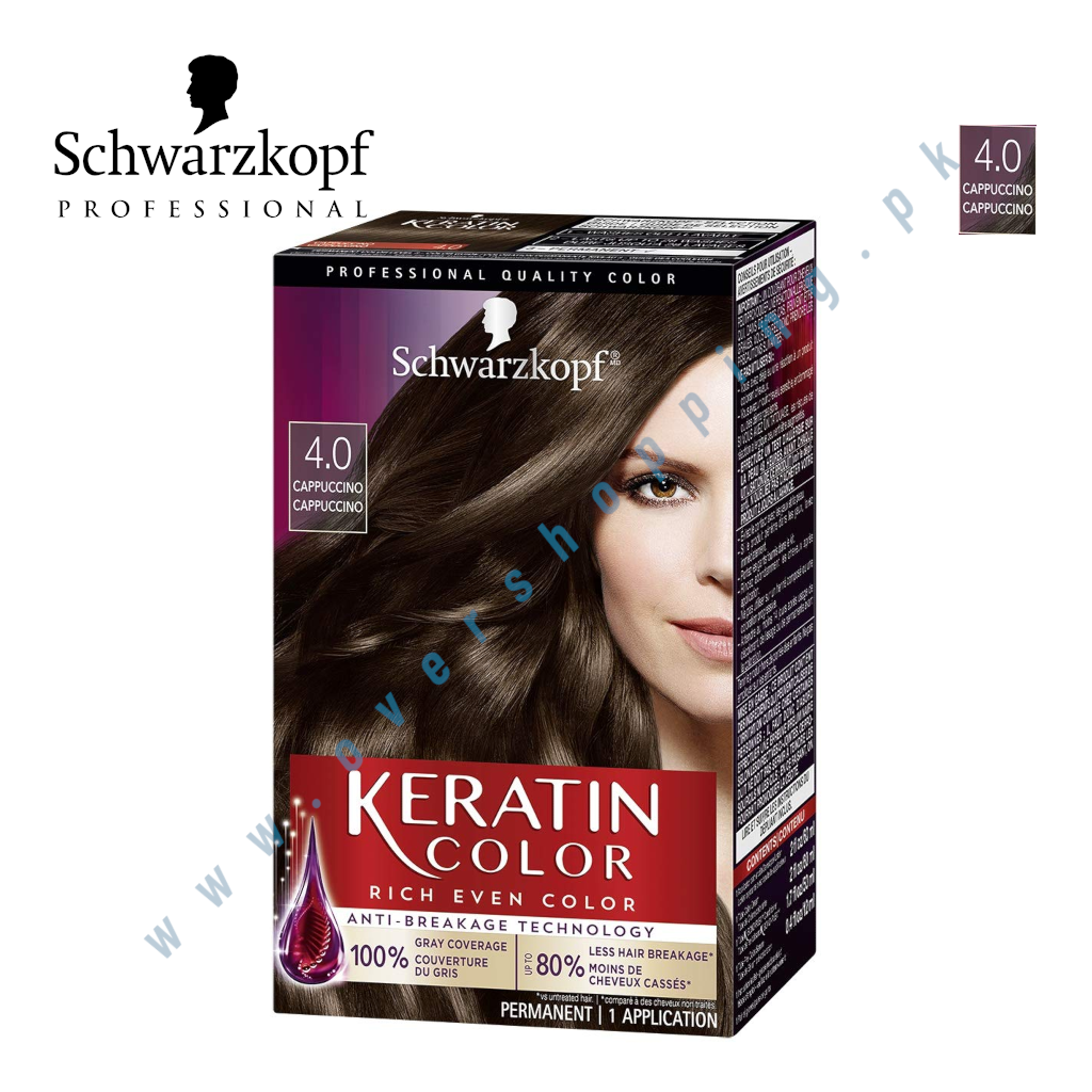 Schwarzkopf Keratin Color Permanent Hair Color Cre