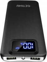 GETIHU Portable Charger, LED Display 10000mAh Powe