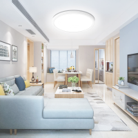 3100lm LED Flush Mount Ceiling Light, Super Slim 1