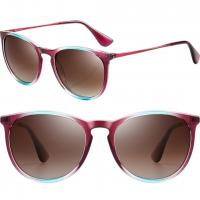 Vintage Round Polarized Sunglasses – Brown Gradi