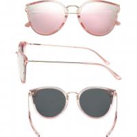 Oversized Vintage Polarized Cat Eye Sunglasses for