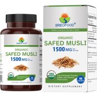 Brieofood Organic Safed Musli 1500mg – 90 Vegeta